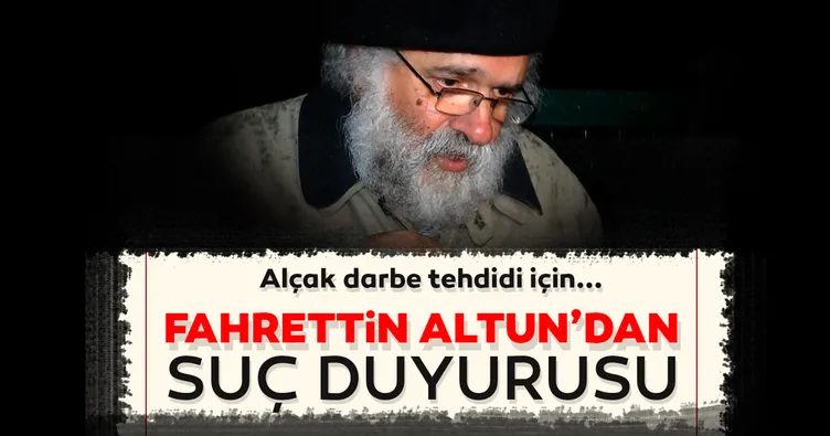 İletişim Başkanı Altun alçak idam tehdidi için suç duyurusunda bulundu