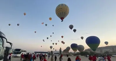Kapadokya’da balon uçuşlarına rüzgar engeli