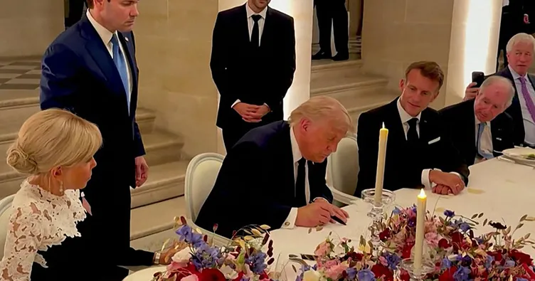 Tarihi imza kameralara yansıdı: Trump İran mutabakatını Versay’da onayladı