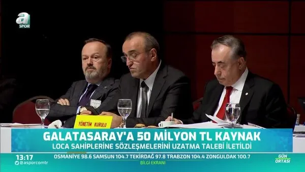 Galatasaray'a 50 milyon TL kaynak