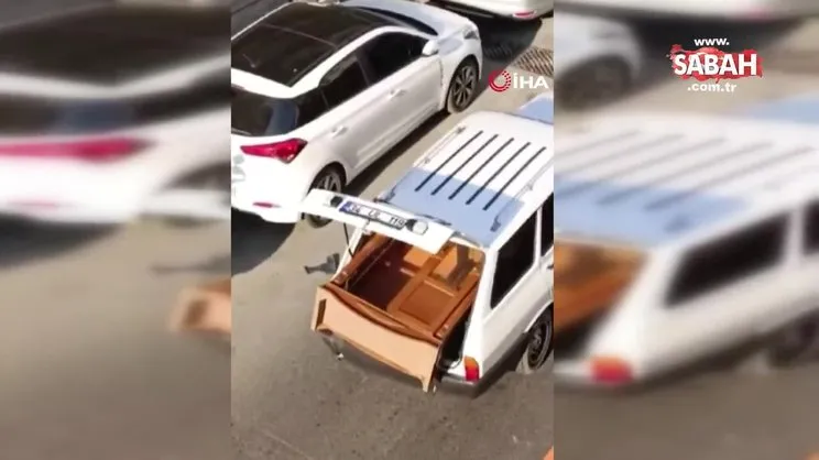 Tamirciden çaldıkları araç bozulunca sahibine yakalandılar! O anlar kamerada | Video