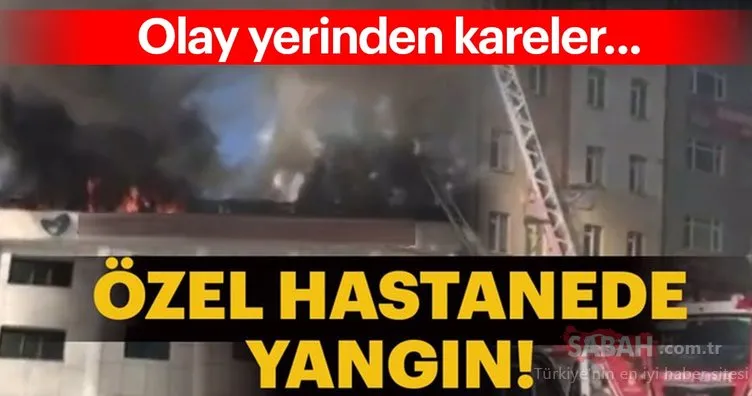 Son dakika: İstanbul Sultanbeyli’deki hastane yangını söndürüldü... Olay yerinden görüntüler...