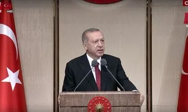 Cumhurbaşkanı Erdoğan Beştepe’de şehit yakınları ve gazileri ağırladı