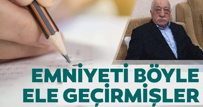 Emniyeti Boyle Ele Gecirmisler Son Dakika Haberler