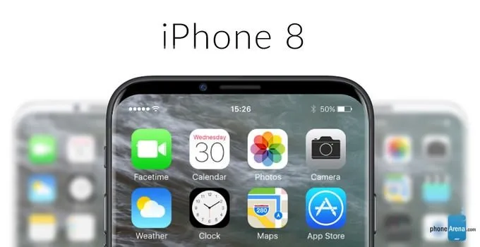 Çerçevesiz iPhone 8 nasıl görünür?