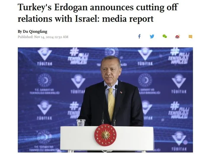 SON DAKİKA... Başkan Recep Tayyip Erdoğan'ın sözleri dünyaya damga vurdu: Türkiye İsrail ile ilişkisini kesti!