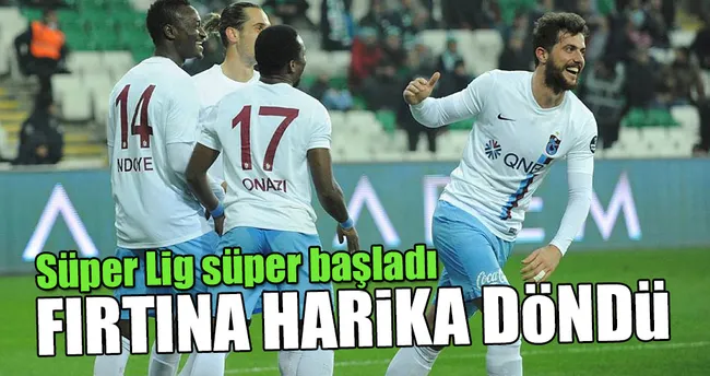 Bursaspor-Trabzonspor maç sonucu
