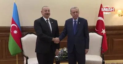 Başkan Erdoğan, Aliyev ile görüştü | Video