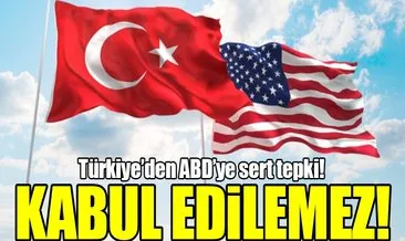 Türkiye’den ABD’nin İnsan Hakları Raporu’na tepki!