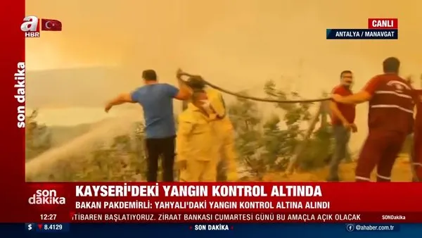 SON DAKİKA: Antalya Manavgat'taki orman yangınlarından CANLI YAYIN! Yangınlardan yürek yakan görüntüler...