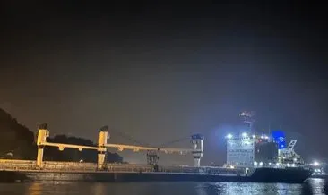 İstanbul Boğazı’nda yük gemisi karaya oturdu! Boğaz trafiği askıya alındı
