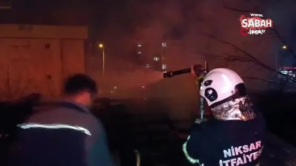 Tokat'ta ekiplerin müdahalesi ile yangın kısa sürede kontrol altına alındı | Video