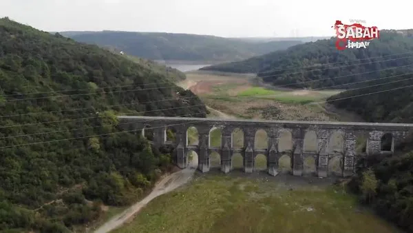 Alibeyköy barajında korkutan görüntü | Video