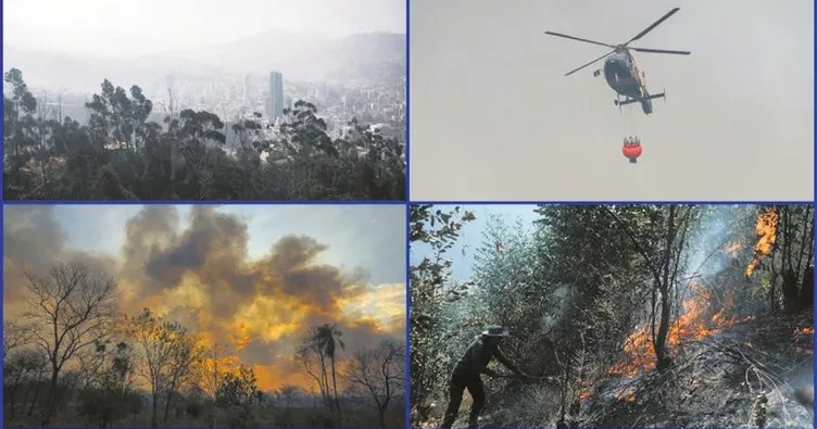 Bolivya’da yangın alarmı