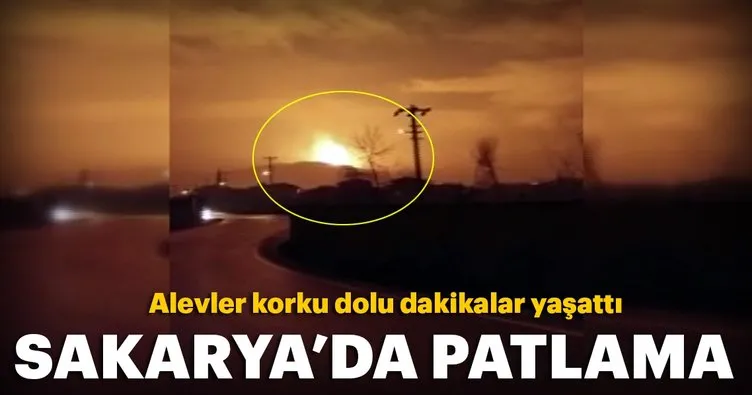Son dakika haberi: Sakarya’da doğalgaz hattında patlama meydana geldi!