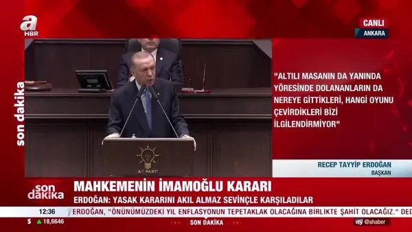 SON DAKİKA! Başkan Erdoğan: 