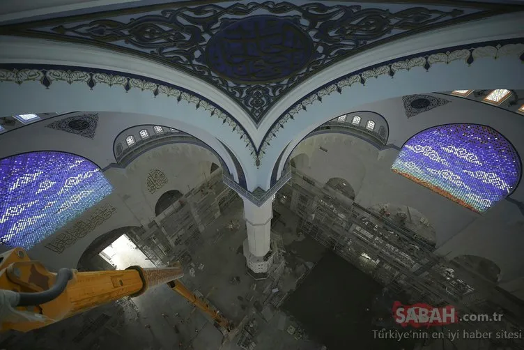 Çamlıca Camii’nde sona doğru