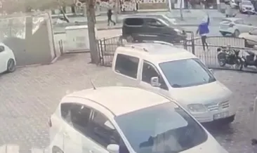 Yolda yürürken havaya ateş açtı: Trafik polisi yakaladı! O anlar kamerada