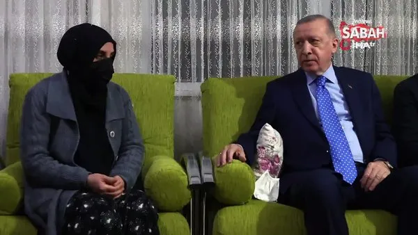 Cumhurbaşkanı Erdoğan, şehit Özel Harekat Şube Müdürü Hayrettin Eren'in ailesini ziyaret etti | Video