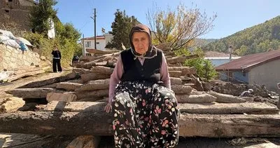 Devletin yardım eli, kış önü evsiz kalan Nadire Teyze'ye ulaştı #amasya