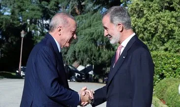 Başkan Erdoğan İspanya’da: Kral 6. Felipe ile görüştü