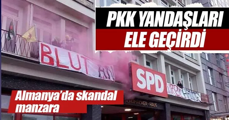 Hamburg’da SPD binası PKK yandaşları tarafından ele geçirildi