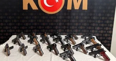 Rize’de 20 ruhsatsız silah yakalandı #rize