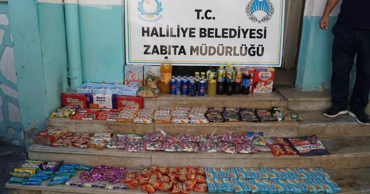 Haliliye’de tarihi geçmiş 2 bin gıda ürünü imha edildi