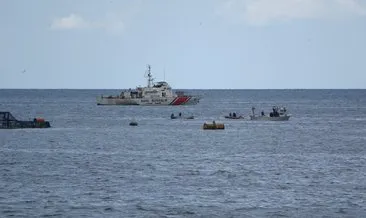 Denizde teknesi terk edilmiş halde bulunan balıkçı için arama çalışması başlatıldı #trabzon