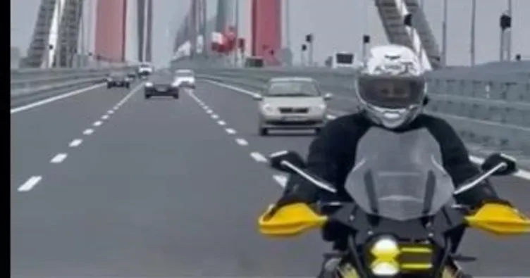 İstanbul Valisi Yerlikaya 1915 Çanakkale Köprüsü’nden motosikletle geçti