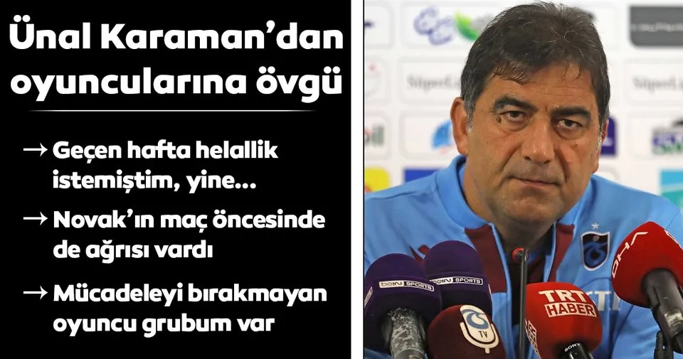 Ünal Karaman�dan oyuncularına övgü Spor Haberleri