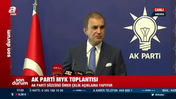 AK Parti MYK toplantısı sona erdi | Ömer Çelik’ten seçim barajı ve yeni anayasa çalışmalarıyla ilgili açıklama