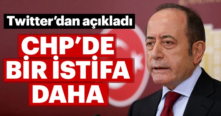 CHP’de bir istifa daha