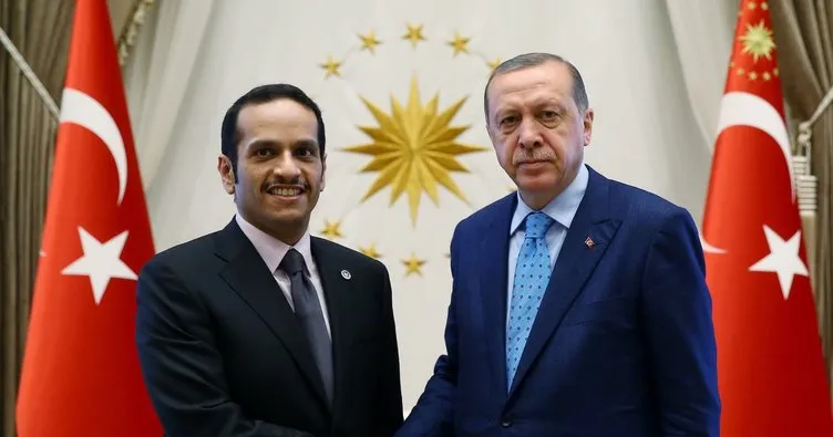 Cumhurbaşkanı Erdoğan, Al Sani ile görüştü!