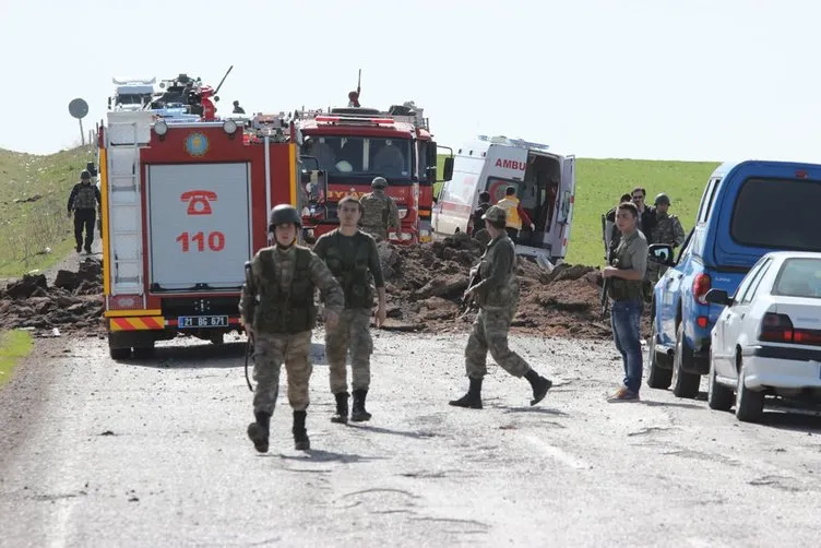 Diyarbakır’da askeri aracın geçişi sırasında patlama!