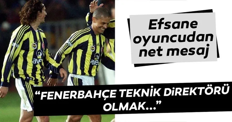 Alex de Souza’dan Fenerbahçe mesajı