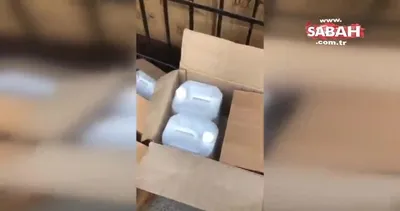 İstanbul’da sahte içki deposuna baskın! | Video