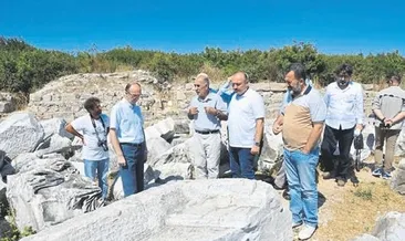 Kaymakam, Kyzikos kazılarını inceledi