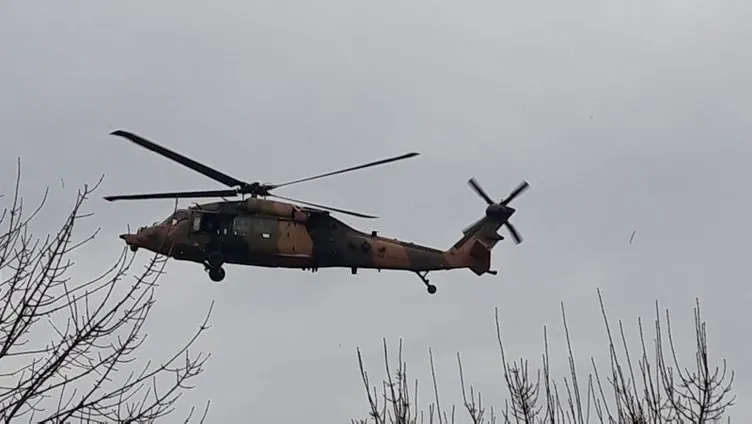 Sancaktepe’de helikopter düştü