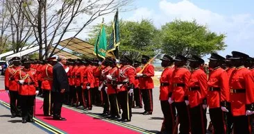 Cumhurbaşkanı Erdoğan, Tanzanya’da resmi törenle karşılandı