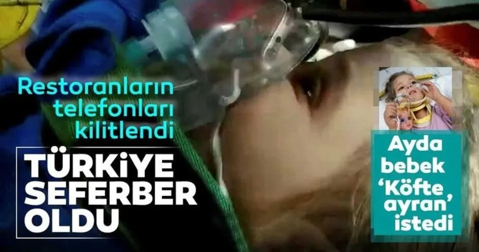 Ayda bebek son dakika haberi ‘Köfteayran’ istedi Ayda bebek son dakika haberi ‘Köfteayran’ istedi