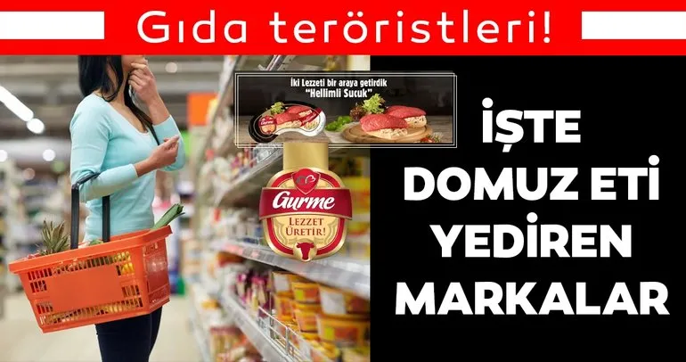 Hileli gıda teröristleri ile ilgili son dakika haberi: Bakanlık yayınladı! Domuz eti içeren hileli ürünler listesinde olanlar...