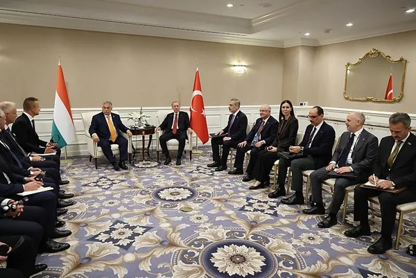 Başkan Erdoğan, Macaristan Başbakanı Orban'ı kabul etti