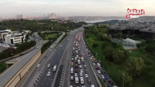 İstanbul’da trafik mesaisi erken başladı, yoğunluk yüzde 55’i gördü | Video