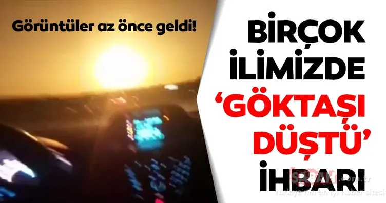 Son Dakika Haberi | Dehşet verici görüntüler geldi! Trabzon’a göktaşı düştü iddiası sonrası Emniyet’ten açıklama