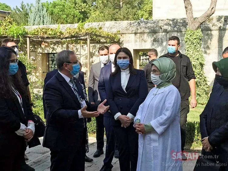 TBMM Başkanı Şentop ve Emine Erdoğan, Edirne’de müze ve cami ziyaret etti