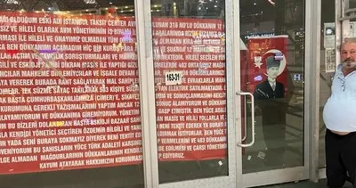AVM’deki dükkan sahibi isyanı;12 yıldır dükkanı kapalı