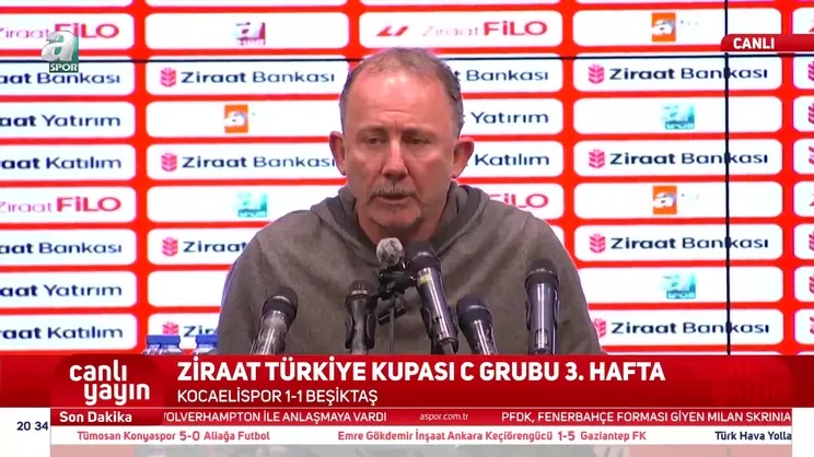 Sergen Yalçın Kocaelispor maçı sonrası basın toplantısında konuştu!