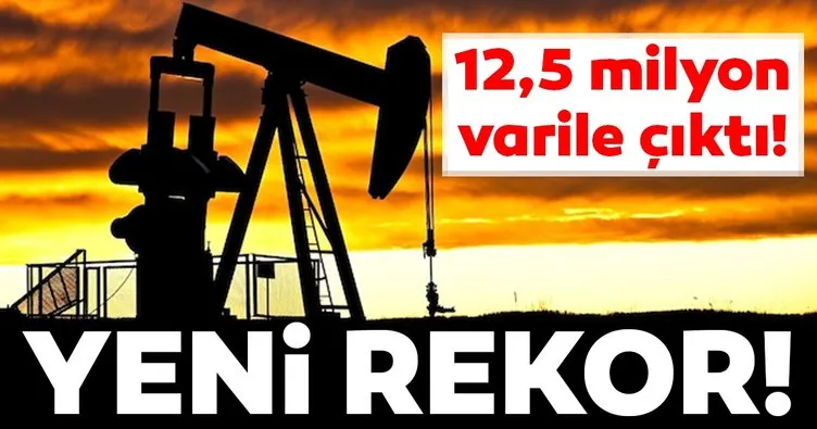 ABD’nin petrol üretiminde yeni rekor!