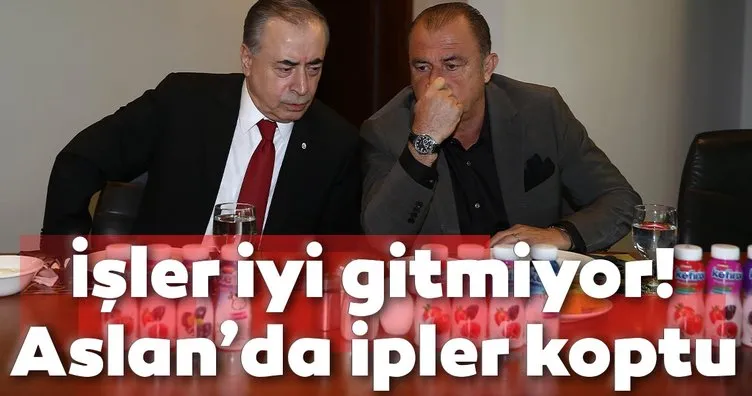 Galatasaray’da Fatih Terim ile ipler koptu! Transfer...
